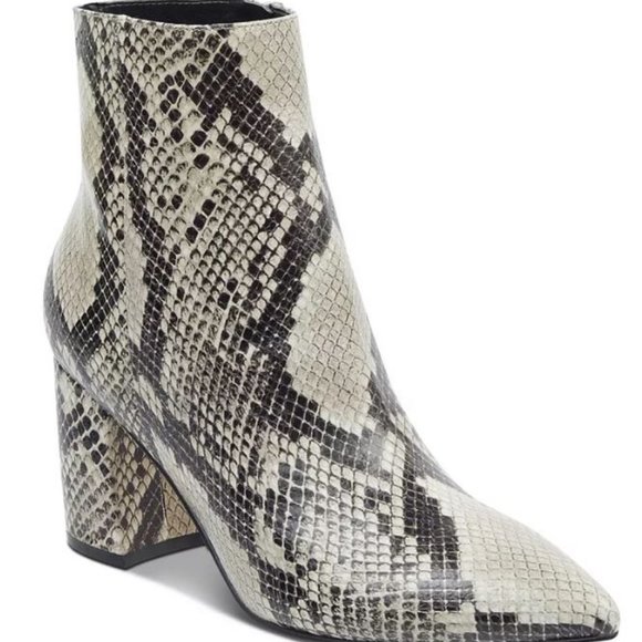 Marc Fisher Shoes - Marc Fisher Snake Skin Boots/retire Booties